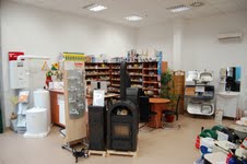 Gáz, víz, fűtés üzlet a hatvani TESCO-ban